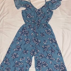 Summer Ditzy Floral Capri Jumper
